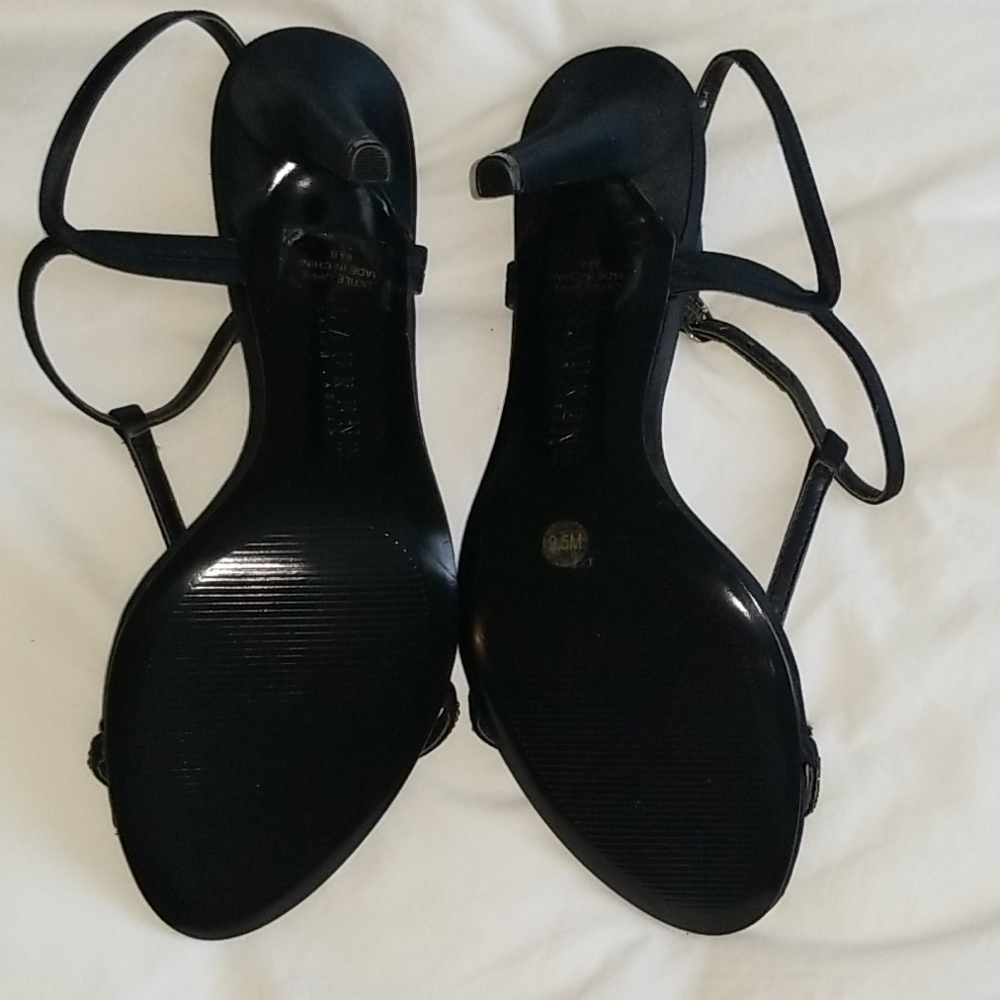 Brand New Ralph Lauren black strapped heels. - Picture 4 of 5